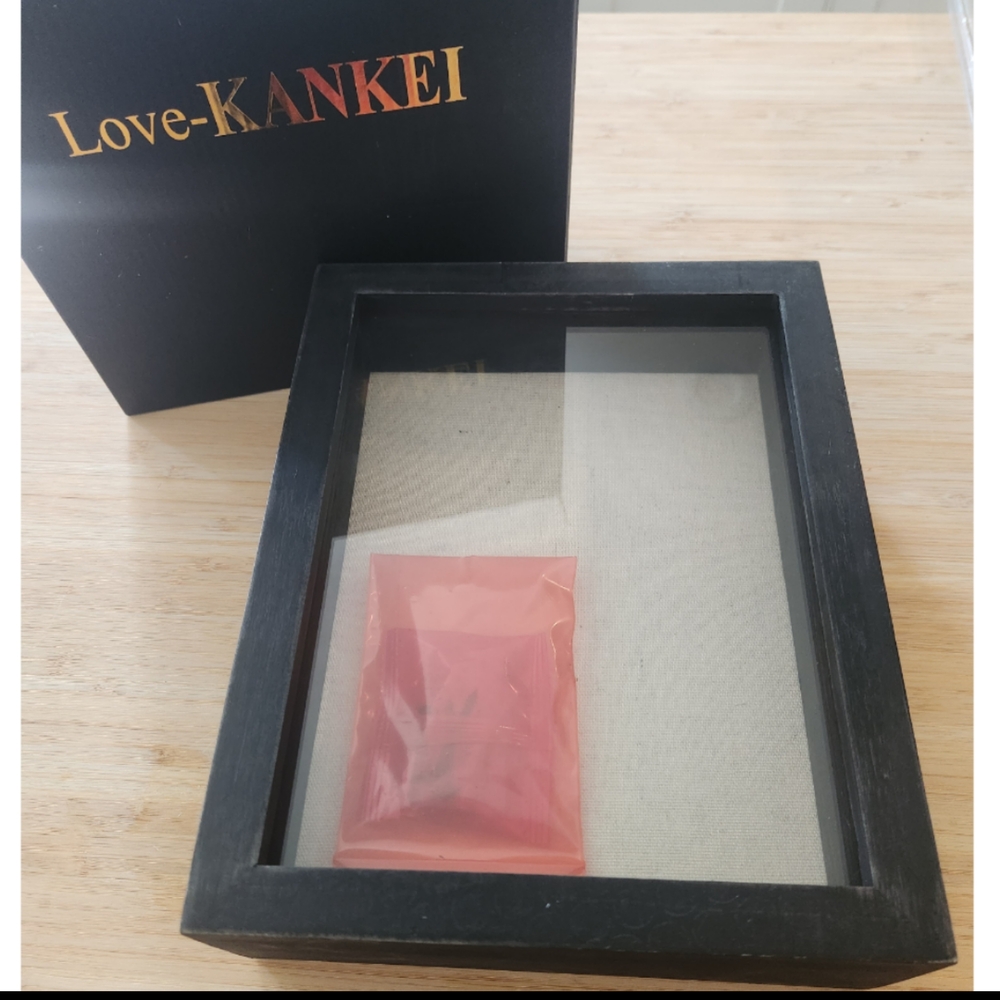 NWT Love-KANKEI Black Shadow Box Frame